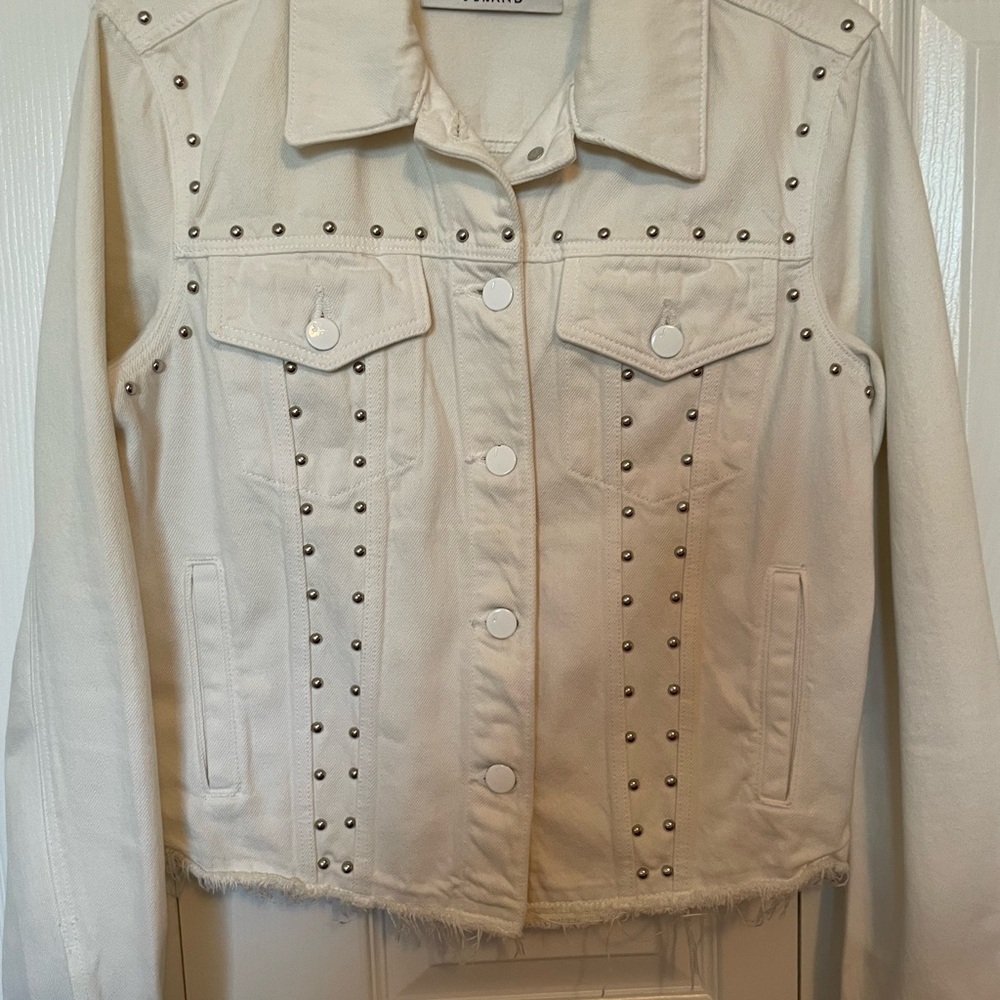 J Brand Studded Jean Jacket